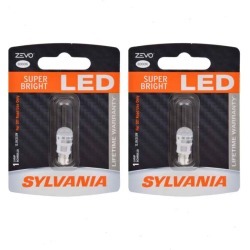 Sylvania ZEVO - Two 1 Packs - 2825LED LED Bulb Dome License Map Trunk Cargo