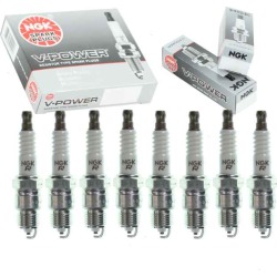 8 pc NGK V-Power Spark Plugs for 1987-1991 Ford LTD Crown Victoria 5.8L V8 found on Bargain Bro Philippines from Sixity Auto for $21.35