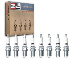 8 pc Champion Copper Plus Spark Plugs for 1987-1992 Chevrolet Camaro 5.7L V8 found on Bargain Bro Philippines from Sixity Auto for $23.56
