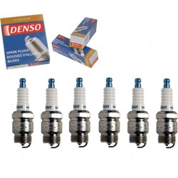 6 pc DENSO Standard U-Groove Spark Plugs for 1955-1964 Ford Ranch Wagon 2.4L 3.6L L6 found on Bargain Bro from Sixity Auto for USD $12.47