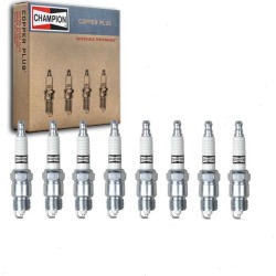 8 pc Champion Copper Plus Spark Plugs for 1971 Chevrolet Impala 5.7L V8 found on Bargain Bro Philippines from Sixity Auto for $23.27