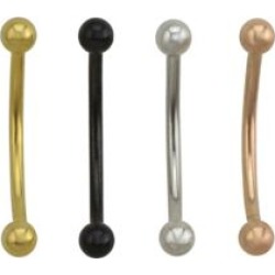 Multi-Pack Plated Curved Barbells 4 Pack - 16 Gauge by Spencer's