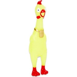 Squeeze Me Rubber Chicken by Spencer's