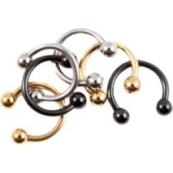 Multi-Pack Plated Horseshoe Rings - 3 Pair - Lifetime Warranty - by Spencer's