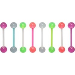 Multi-Color Barbell 8 Pack – 14 Gauge by Spencer's