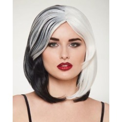 Black and White Wig by Spencer's