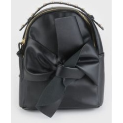 Black Bow Mini Backpack by Spencer's