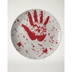 Blood Ceramic Platter by Spencer's