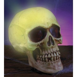 buy  Strobe Light Skull Decoration by Spirit Halloween cheap online