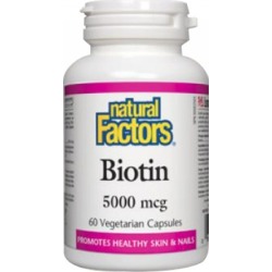 Biotin 60 Veg Caps by Natural Factors