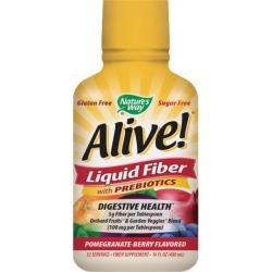 Alive! Liquid Fiber with Prebiotics Pomegranate-Berry 16 fl oz by Nature's Way