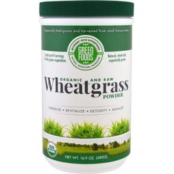 Organic and Raw Wheat Grass Powder 28.2 Oz by Green Foods Corporation