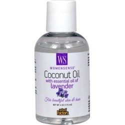 WomenSense Coconut Oil Lavender 4 Oz by Natural Factors