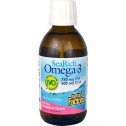 SeaRich Omega-3 Grapefruit Punch 6.8 Oz by Natural Factors
