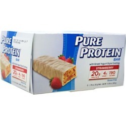 PURE PROTEIN BAR Strawberry 1.76 oz/6 Bars by Pure Protein