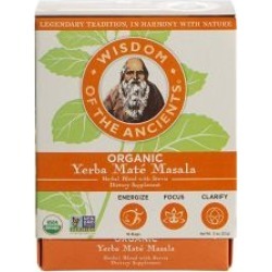 Organic Yerba Mate Masala 16 Bags by Wisdom Natural