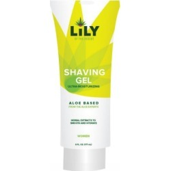 Aloe Based Shaving Gel for Women 6 Oz by Lily Of The Desert