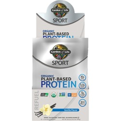 Sport Organic Plant-Based Protein Vanilla 12 Count by Garden of Life