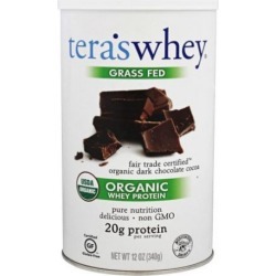 Whey Protein Dark Chocolate 12 oz by Tera's Whey