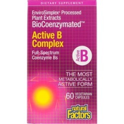 BioCoenzymated Active B Complex 60 Veg Caps by Natural Factors