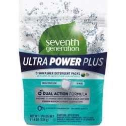 Dishwasher Detergent Packs 18 Count by Seventh Generation