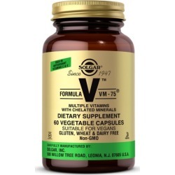 Formula VM-75 Vegetable Capsules 120 V Caps by Solgar