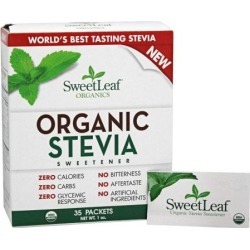 Organic Stevia Sweetener 35 Count by Wisdom Natural