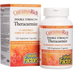 CurcuminRich Double Strength Theracurmin 120 Veg Caps by Natural Factors