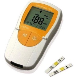 Accu-Trend Glucose Test Strips 25 each by Accu-Chek