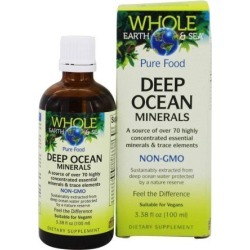 Whole Earth & Sea Deep Ocean Minerals 3.4 Oz by Natural Factors