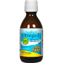 SeaRich Omega-3 Lemon Meringue 17 Oz by Natural Factors