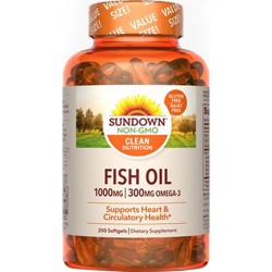 Sundown Naturals Fish Oil 12 X 72 Softgels by Sundown Naturals