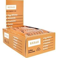 Protein Bar Coffee Chocolate 12 Bars by Rx Bar