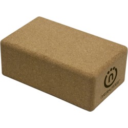 Cork Yoga Block 1 Count by Natural Fitness