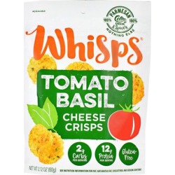 Whisps Cheese Crisps Tomato Basil 12 Count by Schuman Cheese