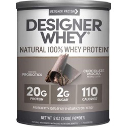 Designer Whey Protein Powder Vanilla Coconut 12 Oz by Designer Whey