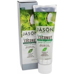 Strengthening Toothpaste Coconut Mint 4.2 Oz by Jason Natural Products