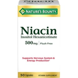 Natures Bounty Flush Free Niacin Flush Free 24 X 50 Caps by Nature's Bounty