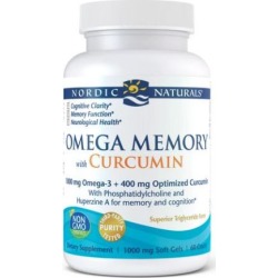 Omega Memory with Curcumin 60 Count by Nordic Naturals