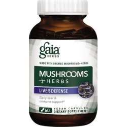 Mushrooms+Herbs Liver Defense 60 Caps by Gaia Herbs
