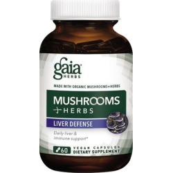 buy  Mushrooms+Herbs Liver Defense 60 Caps by Gaia Herbs cheap online