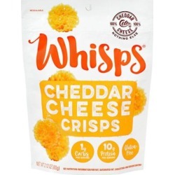 Whisps Cheese Crisps Cheddar 12 Count by Schuman Cheese