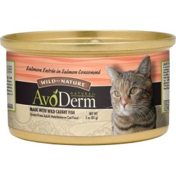 Cat Food Natural Wild Salmon 3 Oz by Avoderm