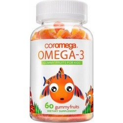 Omega-3 Gummy Fruits For Kids 60 Count by Coromega