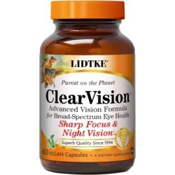 Clear Vision 60 Veg Caps by Lidtke