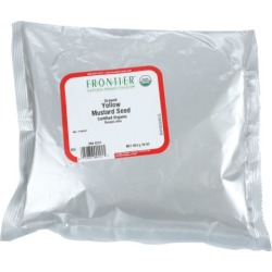 Organic Ground Yellow Mustard Seed 16 Oz by Frontier