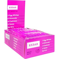 Protein Bar Mixed Berry 12 Bars by Rx Bar