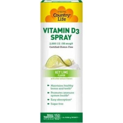 Vitamin D3 Spray Key Lime 0.97 Oz by Country Life