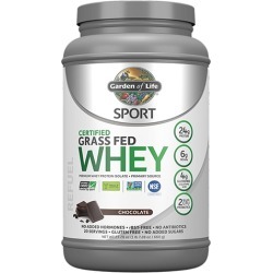 Sport Certified Grass Fed Whey Protein Chocolate 23.7 Oz by Garden of Life