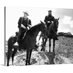 Large Gallery-Wrapped Canvas Wall Art Print 20 x 16 entitled Fort Apache - Movie Still